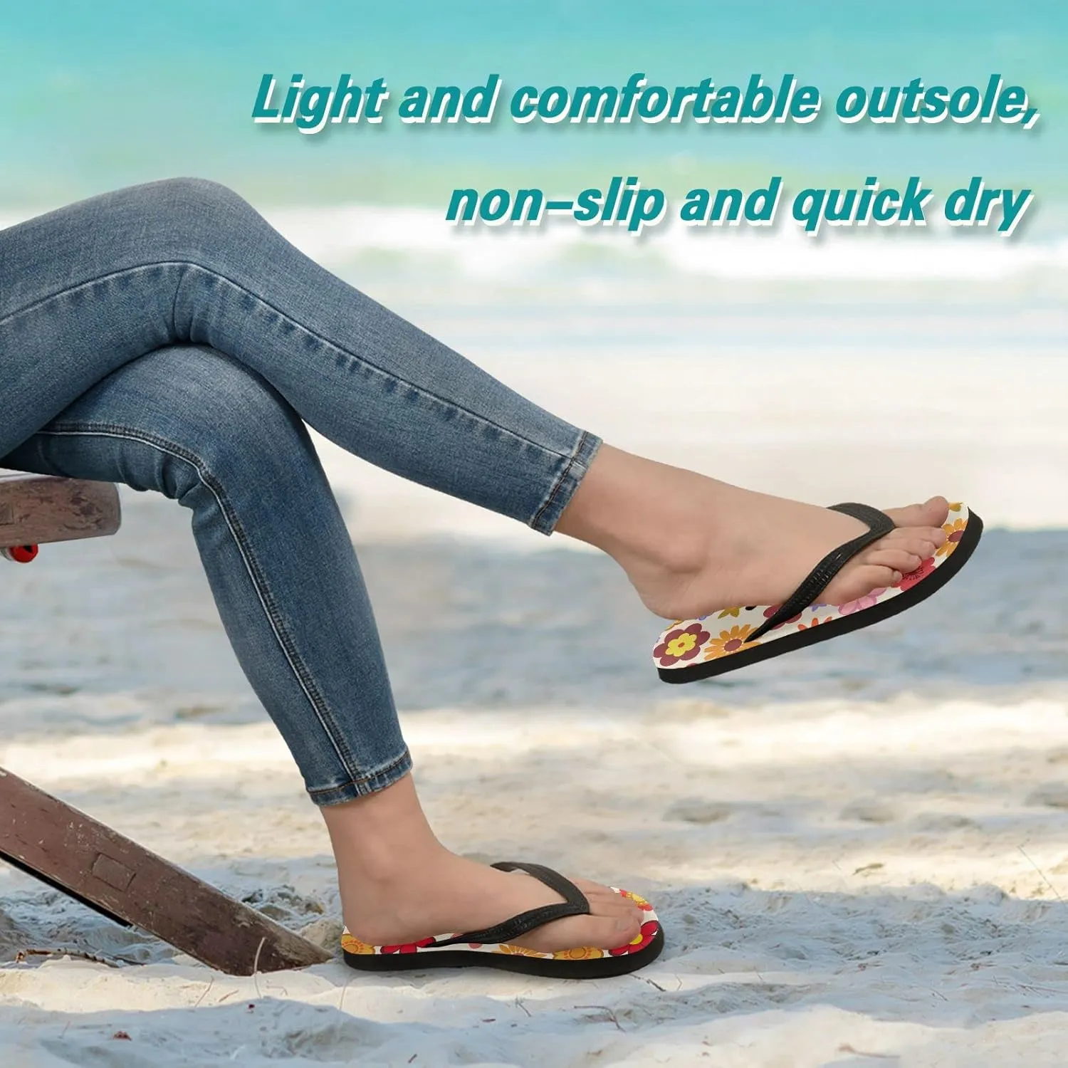 Oyihfvs Flip Flops Flip Sandal Home Slippers Hotel Spa Bedroom for Men Women XS-XXL