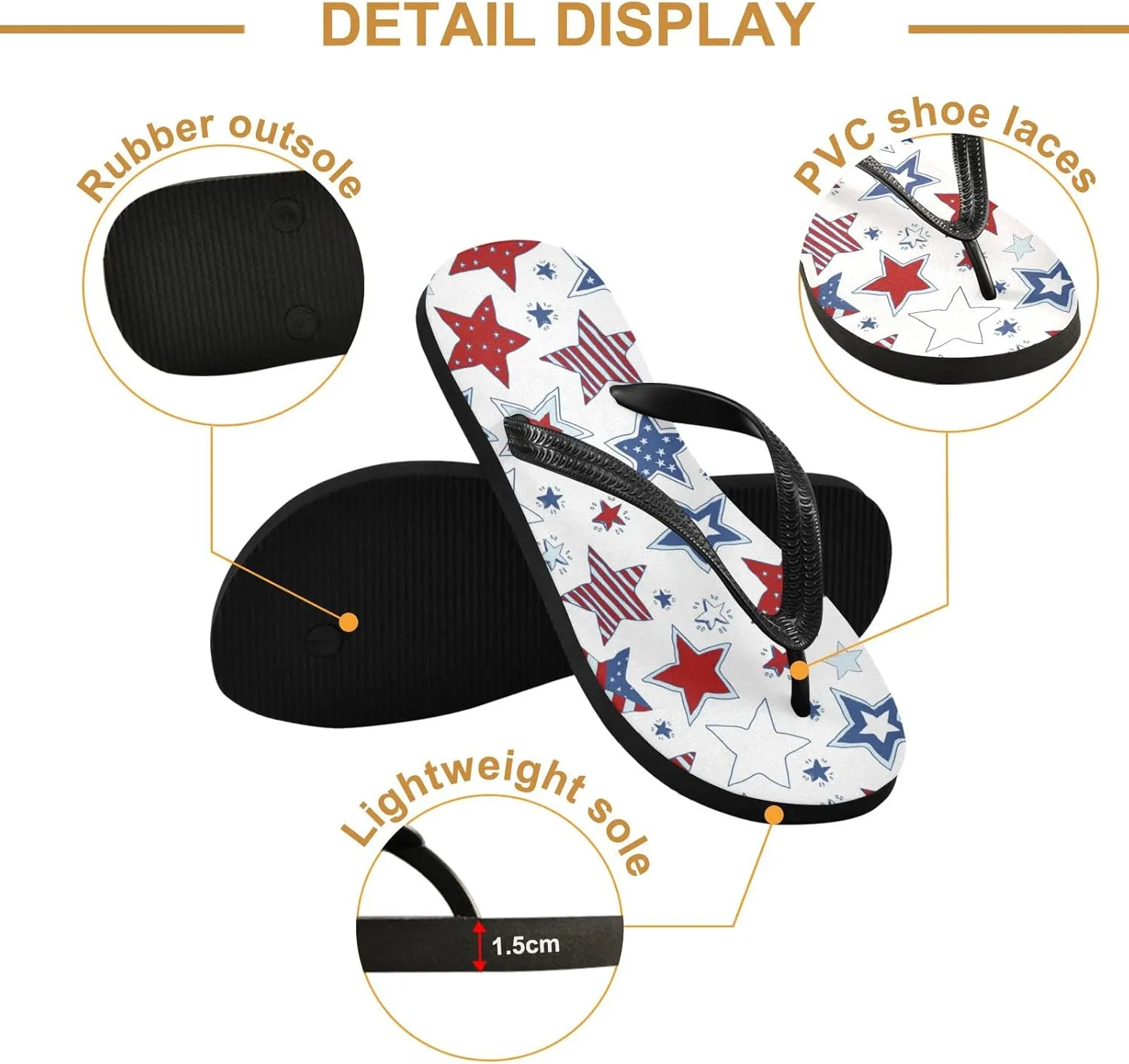 Oyihfvs Flip Flops Flip Sandal Home Slippers Hotel Spa Bedroom for Men Women XS-XXL