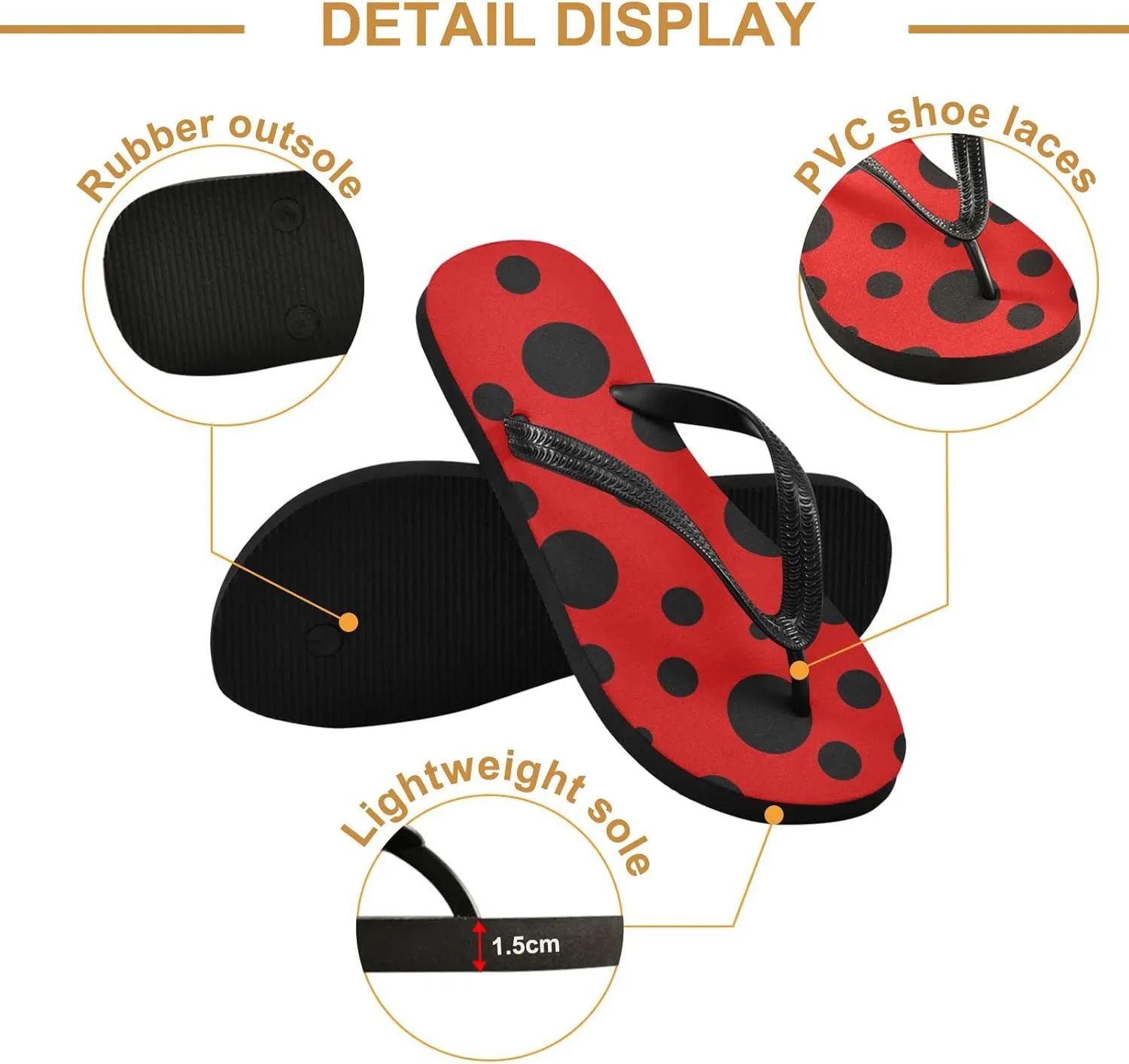 Oyihfvs Flip Flops Flip Sandal Home Slippers Hotel Spa Bedroom for Men Women XS-XXL