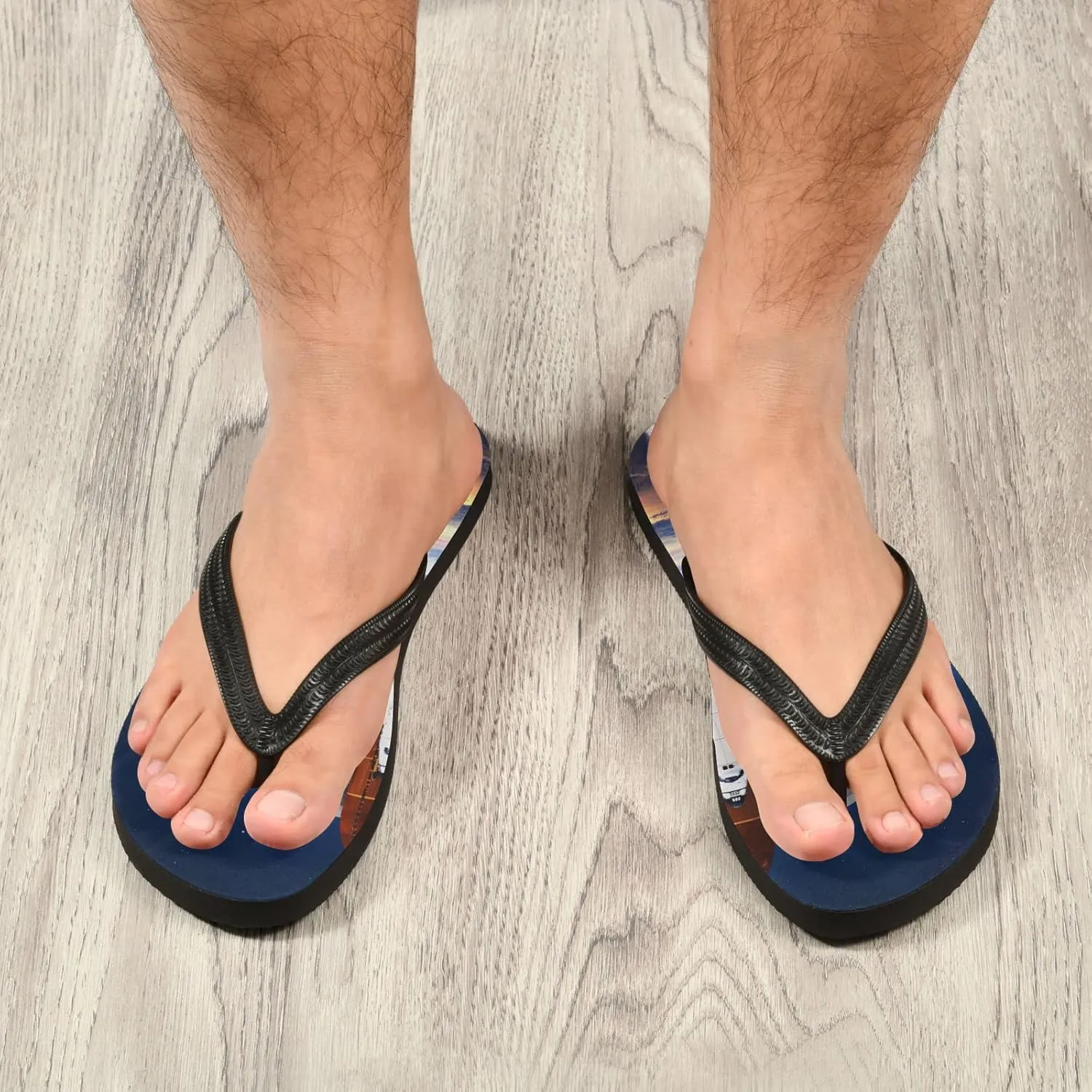 Oyihfvs Flip Flops Flip Sandal Home Slippers Hotel Spa Bedroom for Men Women XS-XXL