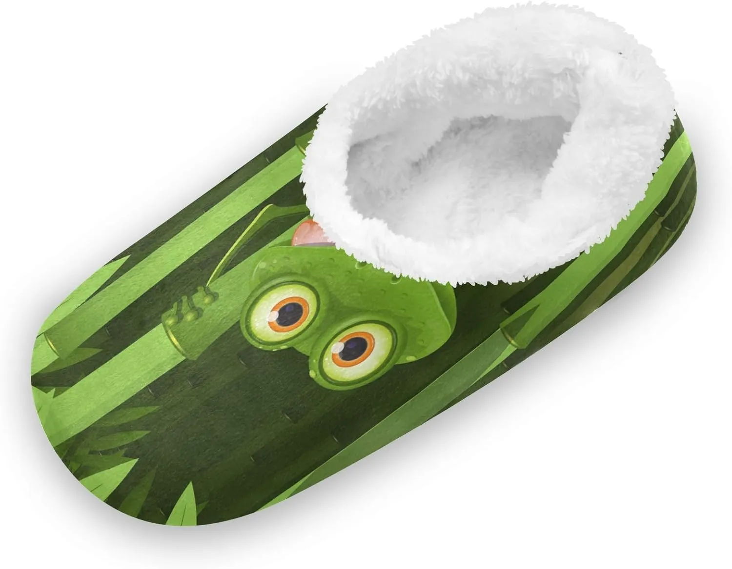 Oyihfvs Unisex Fuzzy House Slippers Memory Foam Warm Slip Shoes Fur Lining M-XXL