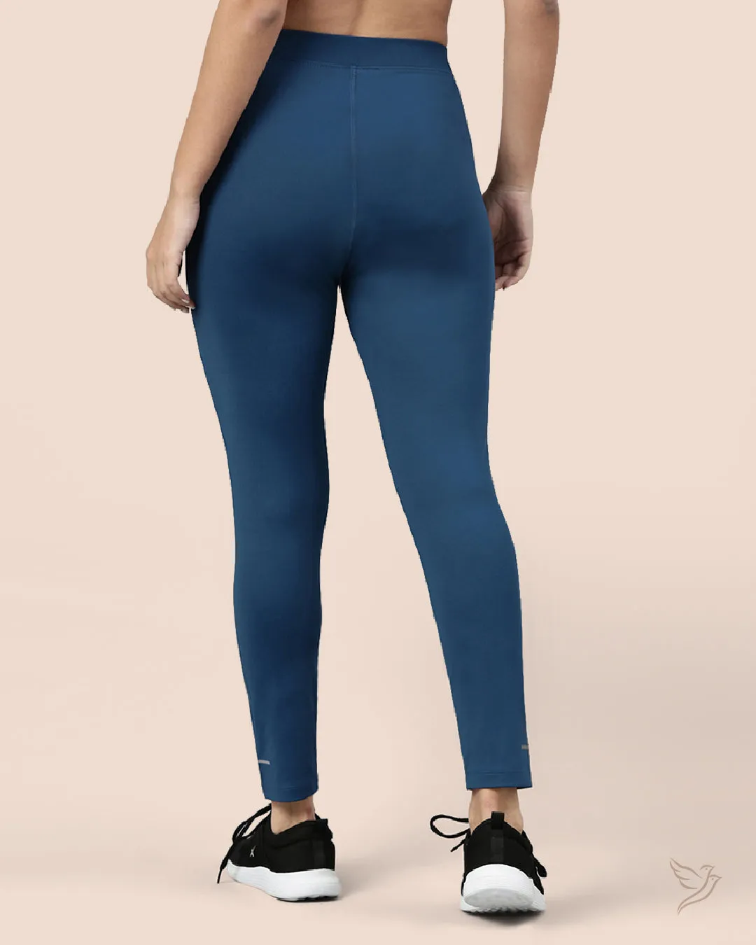 Performance Tights Mid Waist - Blue Petrol
