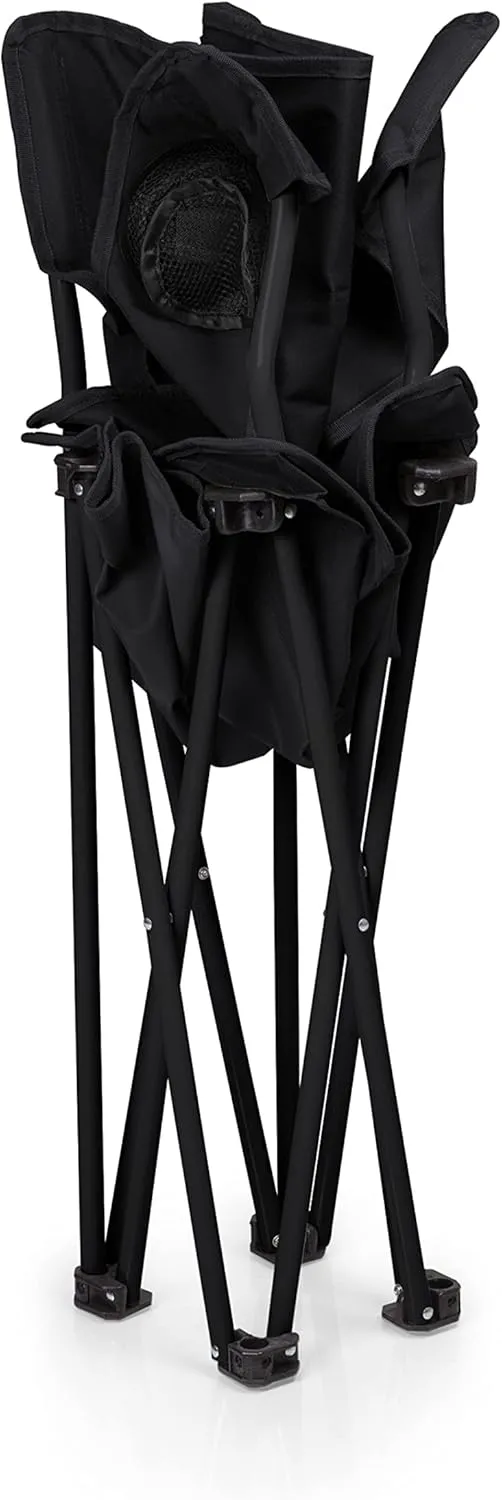 PICNIC TIME NHL Boston Bruins PTZ Portable Folding Camp Chair, (Black)