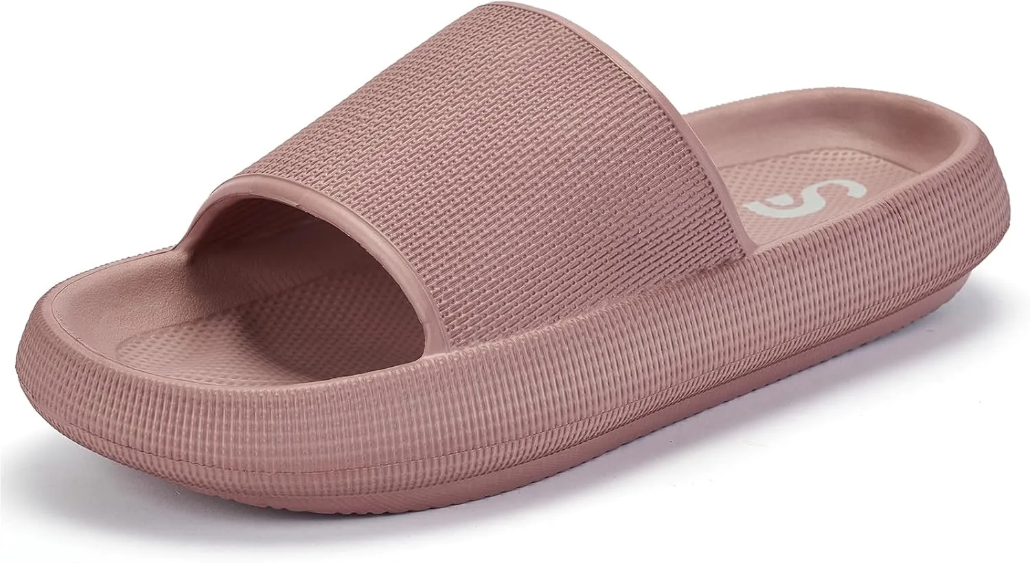 Pillow Slippers for Womens House Slides Sandals Cushioned Thick Sole Cloud Slippers Easy to Clean Quick Dry Shower Shoes