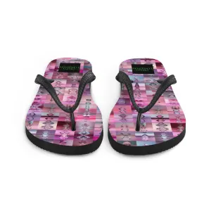 Pink Diamond Flip-Flops