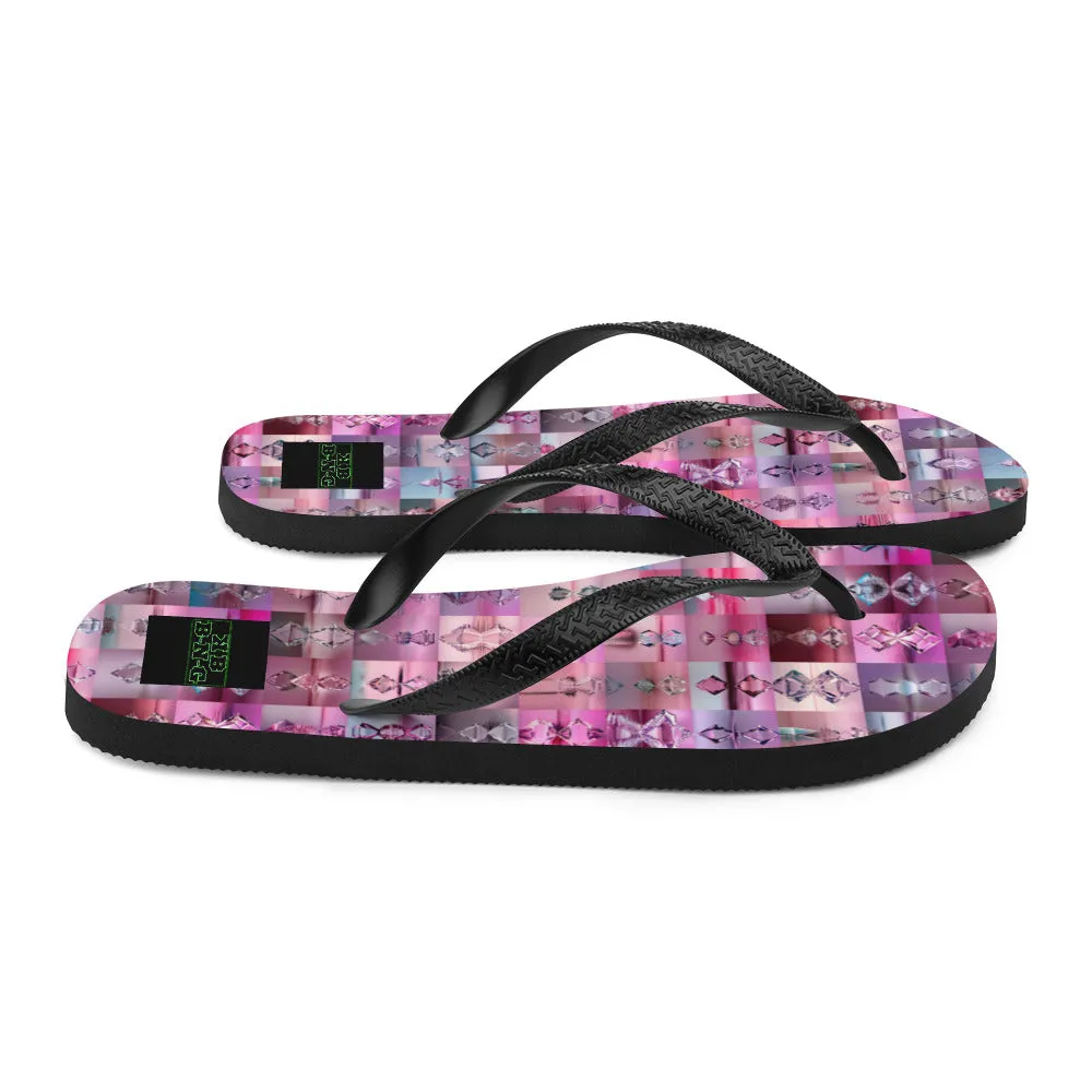 Pink Diamond Flip-Flops