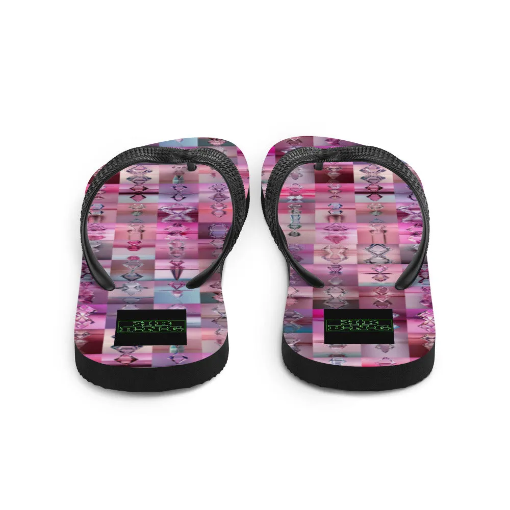 Pink Diamond Flip-Flops
