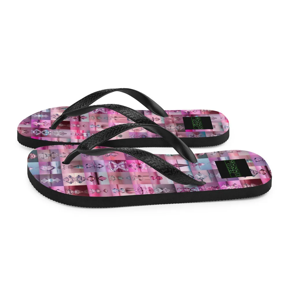Pink Diamond Flip-Flops