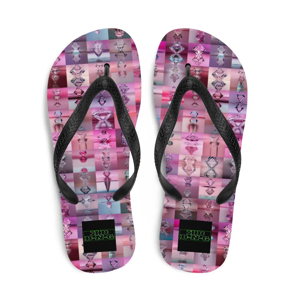 Pink Diamond Flip-Flops
