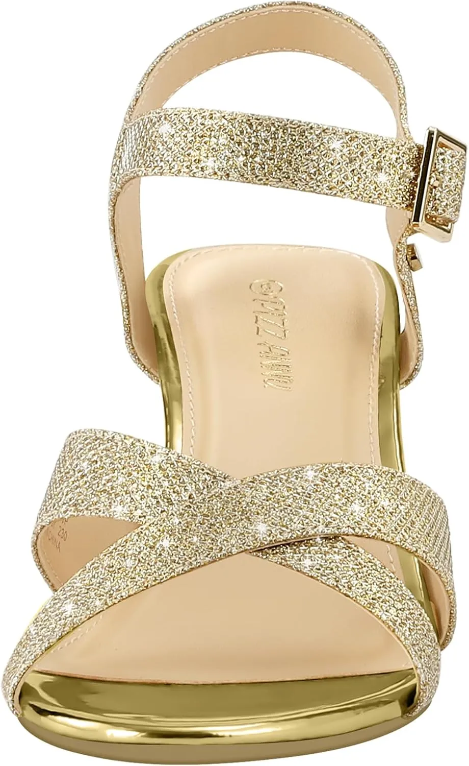 PIZZ ANNU Women's Wendy Low Wedge Sandals Ankle Strap Espadrille Open Toe Casual Summer Women Wedge Heels Shoes