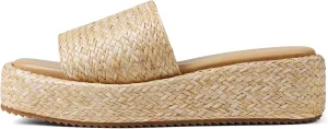 Platform Slip on Espadrille Sandals for Women Wedges Slides Bohemia Sandals Flatform Open Toe Beach Sandals