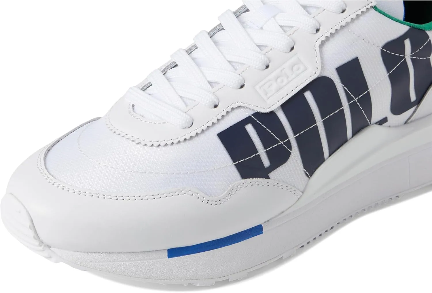 Polo Ralph Lauren Men's Train 89 Logo Leather & Oxford Sneaker