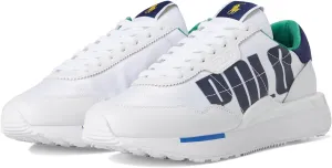 Polo Ralph Lauren Men's Train 89 Logo Leather & Oxford Sneaker