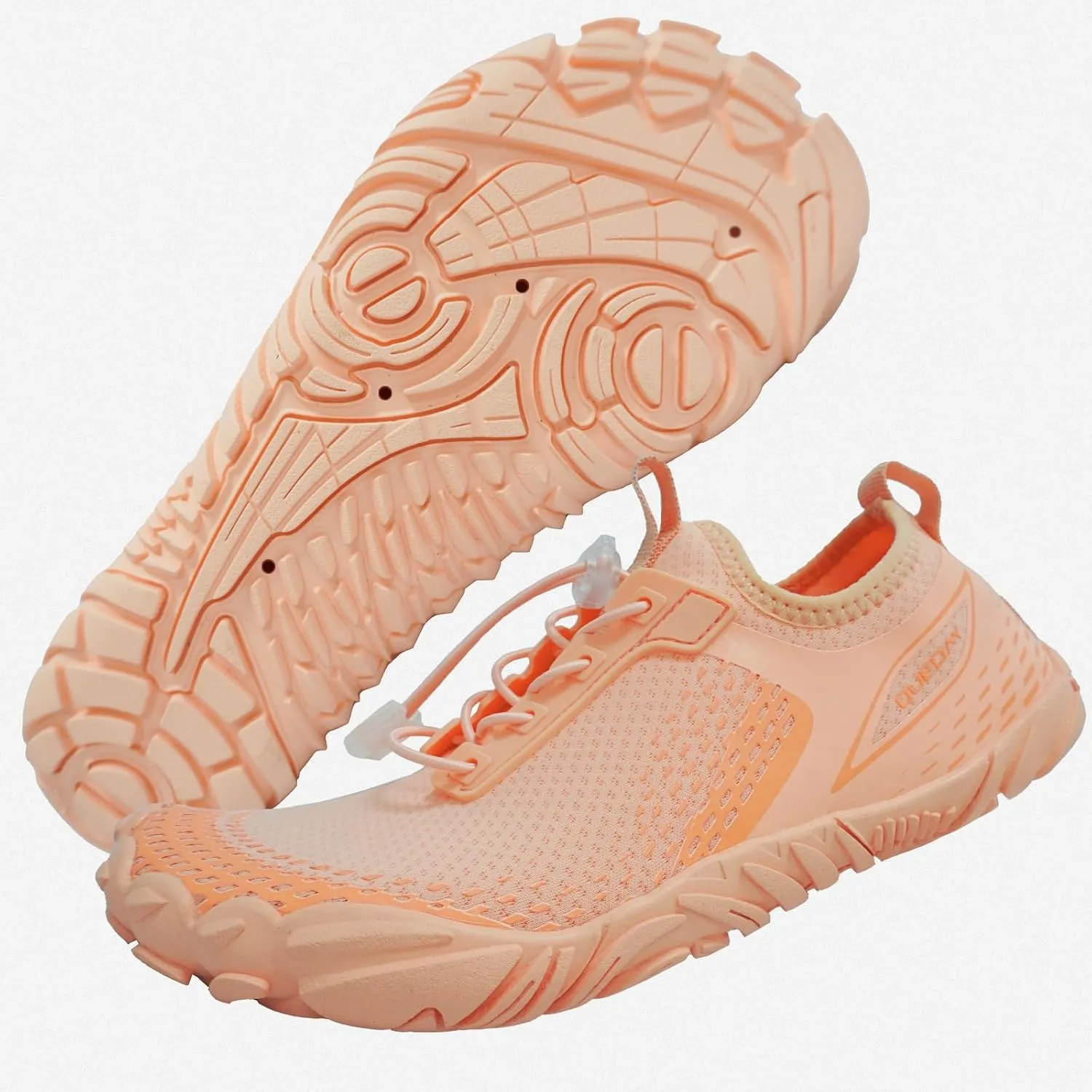 Queday Water Shoes for Women Men Quick Dry Barefoot Shoes Athletic Lightweight Sports Aqua Socks Outdoor Swim Fishing Hiking Diving Surf Walking Kayaking