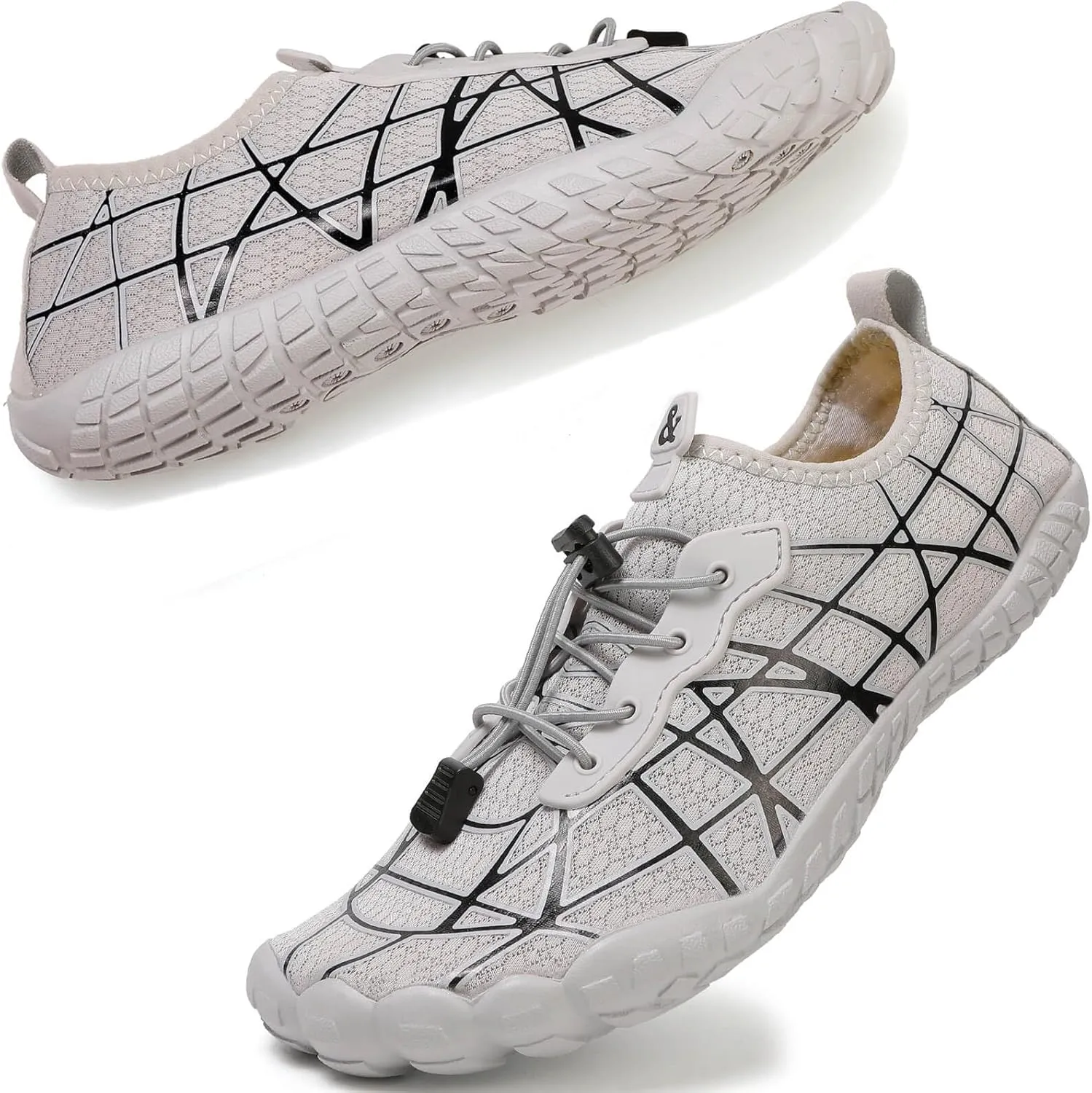 Quick Dry Barefoot Beach & Pool Shoes - Slip-on for Women & Men, Surf, Yoga & Water Sports