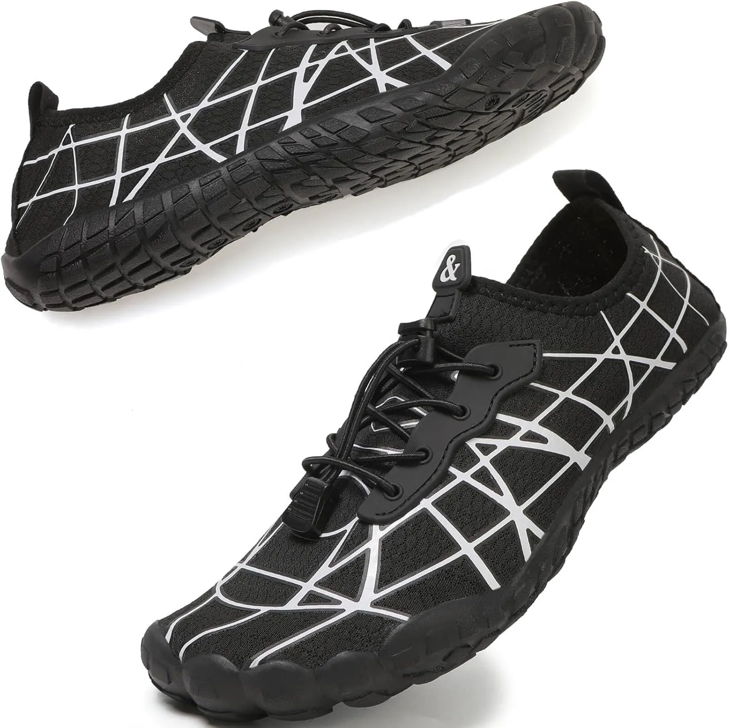 Quick Dry Barefoot Beach & Pool Shoes - Slip-on for Women & Men, Surf, Yoga & Water Sports