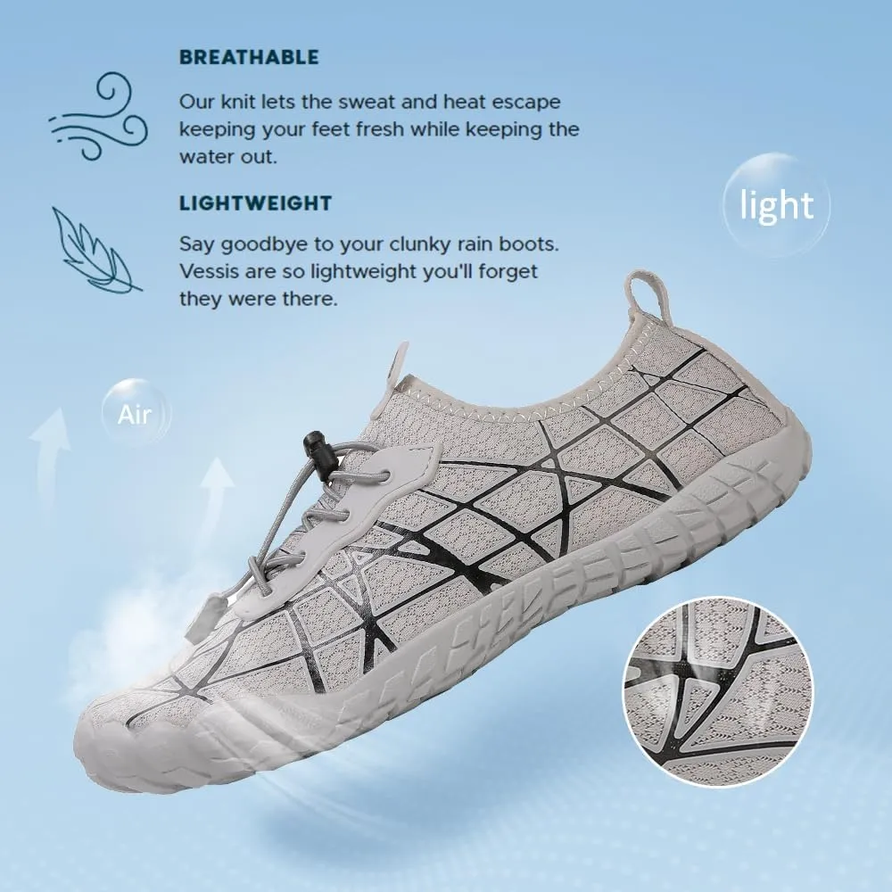 Quick Dry Barefoot Beach & Pool Shoes - Slip-on for Women & Men, Surf, Yoga & Water Sports
