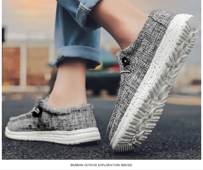 Quick offer Sneakers Breathable Style Shoes Fashion Loafers Size Luxury Large Canvas Men's Men Local delivery Outdoor Denim Vulcanize Designer Casual Shoes