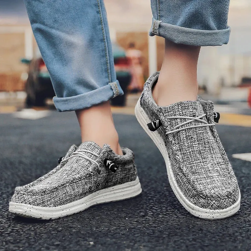 Quick offer Sneakers Breathable Style Shoes Fashion Loafers Size Luxury Large Canvas Men's Men Local delivery Outdoor Denim Vulcanize Designer Casual Shoes