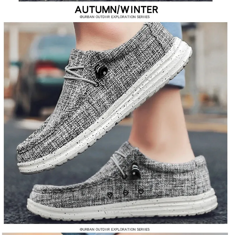 Quick offer Sneakers Breathable Style Shoes Fashion Loafers Size Luxury Large Canvas Men's Men Local delivery Outdoor Denim Vulcanize Designer Casual Shoes