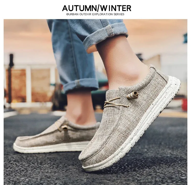Quick offer Sneakers Breathable Style Shoes Fashion Loafers Size Luxury Large Canvas Men's Men Local delivery Outdoor Denim Vulcanize Designer Casual Shoes