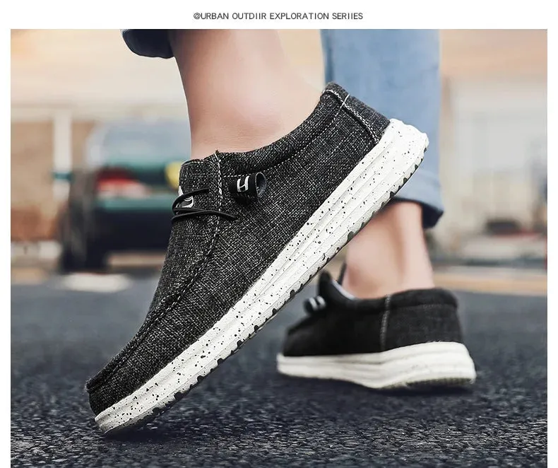 Quick offer Sneakers Breathable Style Shoes Fashion Loafers Size Luxury Large Canvas Men's Men Local delivery Outdoor Denim Vulcanize Designer Casual Shoes