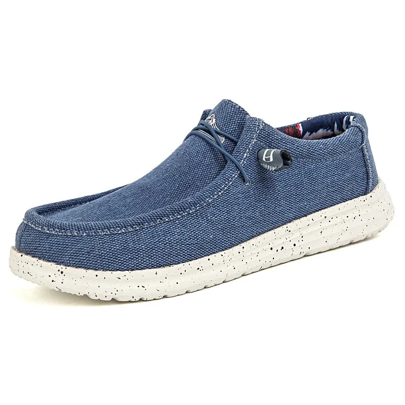 Quick offer Sneakers Breathable Style Shoes Fashion Loafers Size Luxury Large Canvas Men's Men Local delivery Outdoor Denim Vulcanize Designer Casual Shoes
