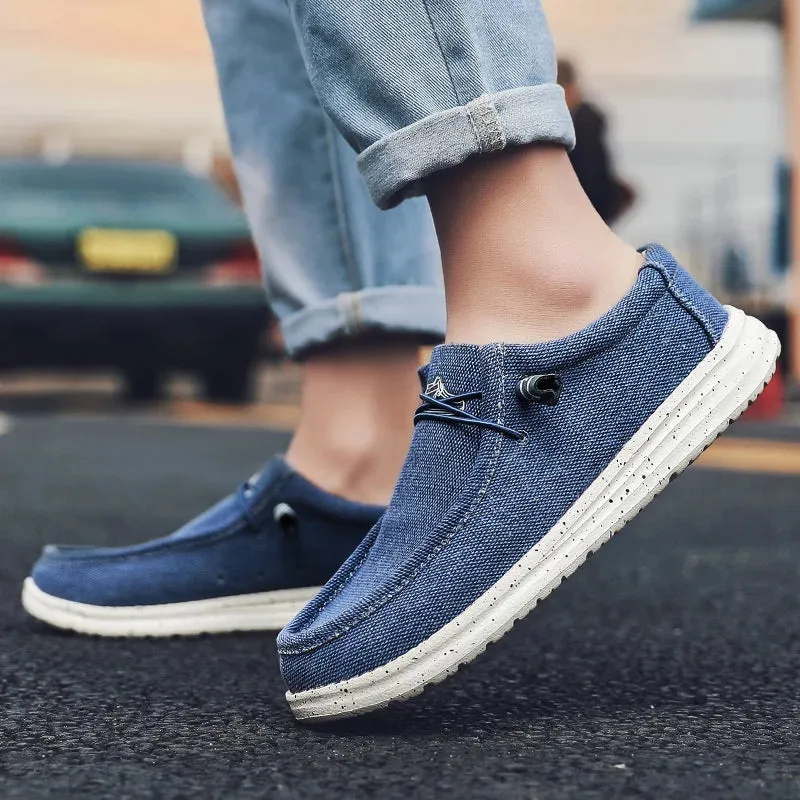 Quick offer Sneakers Breathable Style Shoes Fashion Loafers Size Luxury Large Canvas Men's Men Local delivery Outdoor Denim Vulcanize Designer Casual Shoes