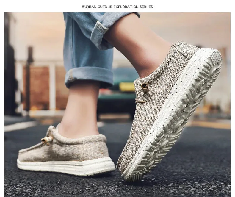 Quick offer Sneakers Breathable Style Shoes Fashion Loafers Size Luxury Large Canvas Men's Men Local delivery Outdoor Denim Vulcanize Designer Casual Shoes