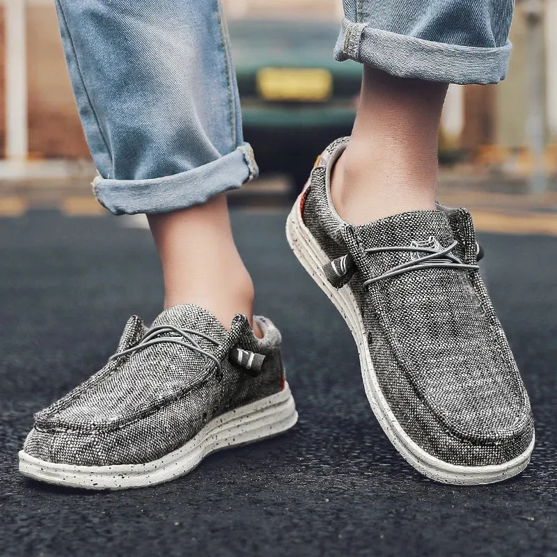 Quick offer Sneakers Breathable Style Shoes Fashion Loafers Size Luxury Large Canvas Men's Men Local delivery Outdoor Denim Vulcanize Designer Casual Shoes
