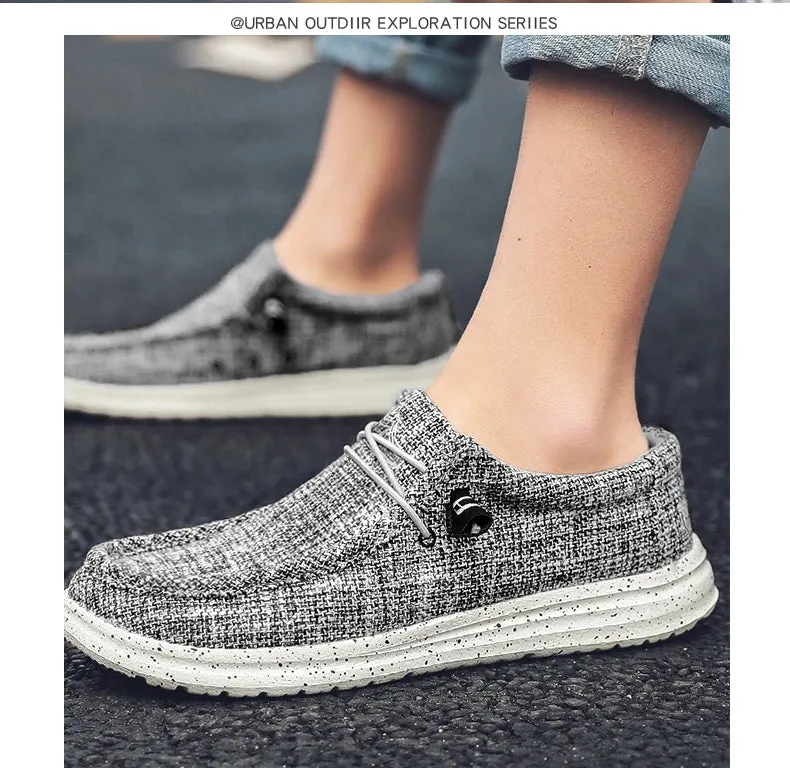 Quick offer Sneakers Breathable Style Shoes Fashion Loafers Size Luxury Large Canvas Men's Men Local delivery Outdoor Denim Vulcanize Designer Casual Shoes