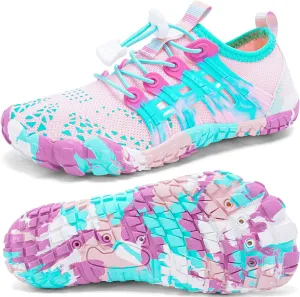 Quickshark Kids Water Shoes Boys Girls Barefoot Aqua Socks Outdoor Indoor Quick Dry Sandals Lightweight Slip On Walking Sneakers for Beach Pool Swim (Little Kid/Big Kid)