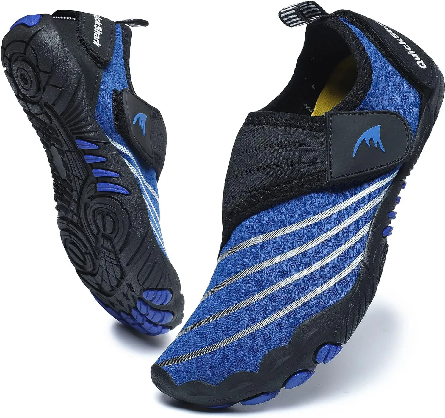 Quickshark Kids Water Shoes Boys Girls Barefoot Aqua Socks Outdoor Indoor Quick Dry Sandals Lightweight Slip On Walking Sneakers for Beach Pool Swim (Little Kid/Big Kid)