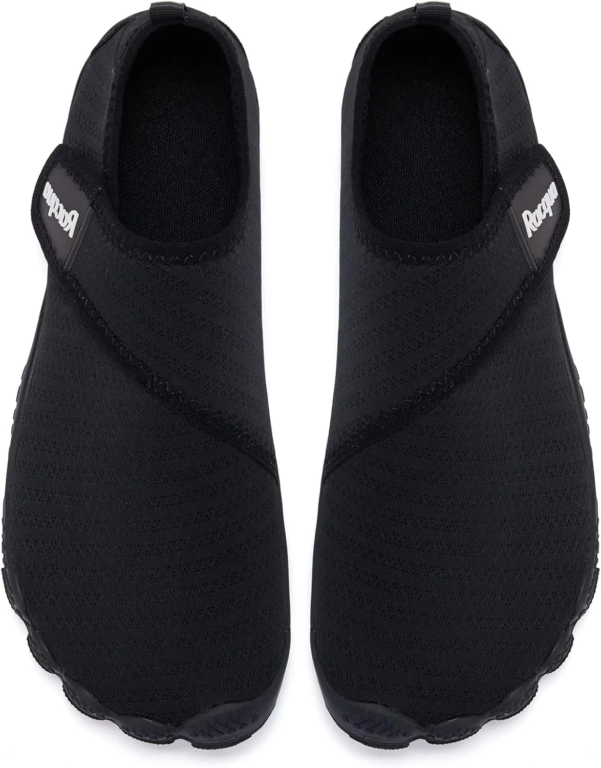 Racqua Men's Women's Slip-On Water Shoes Quick Dry Barefoot Lightweight Aqua Shoes Beach Swim Pool Hiking Sport Shoes