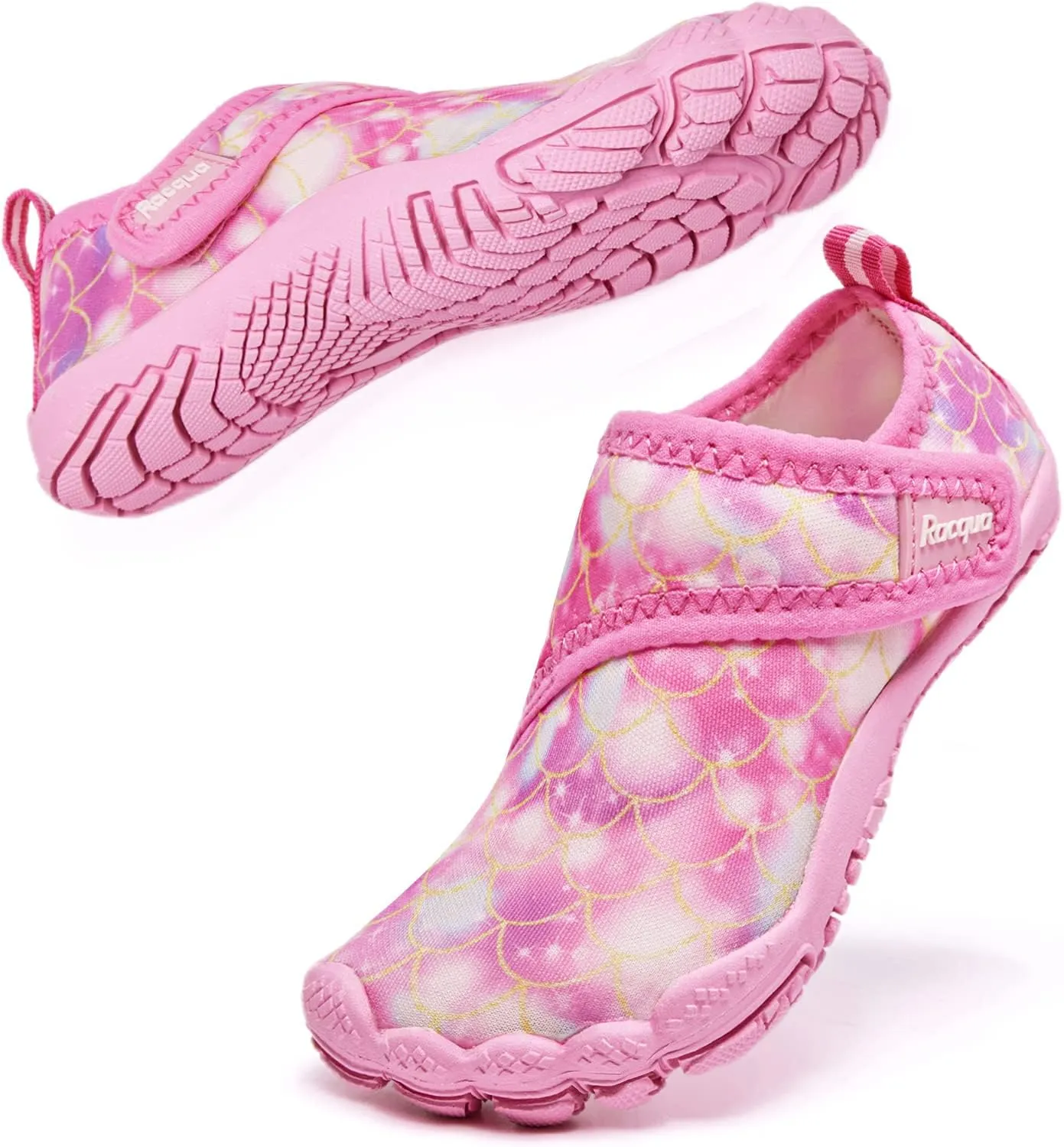 Racqua Toddler Boys Girls Slip-On Water Shoes Quick Dry Barefoot Aqua Shoes (Toddler/Little Kid)