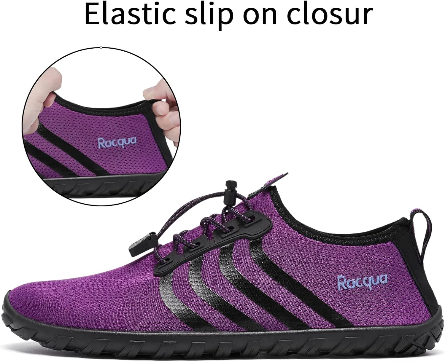 Racqua Water Shoes Men&Women Swim Beach Pool River Aqua Quick Dry Breathable
