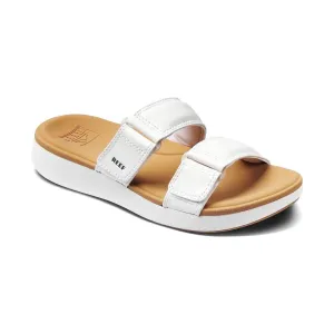 Reef Cushion Cloud White / Tan Women's Platform Slide Sandal