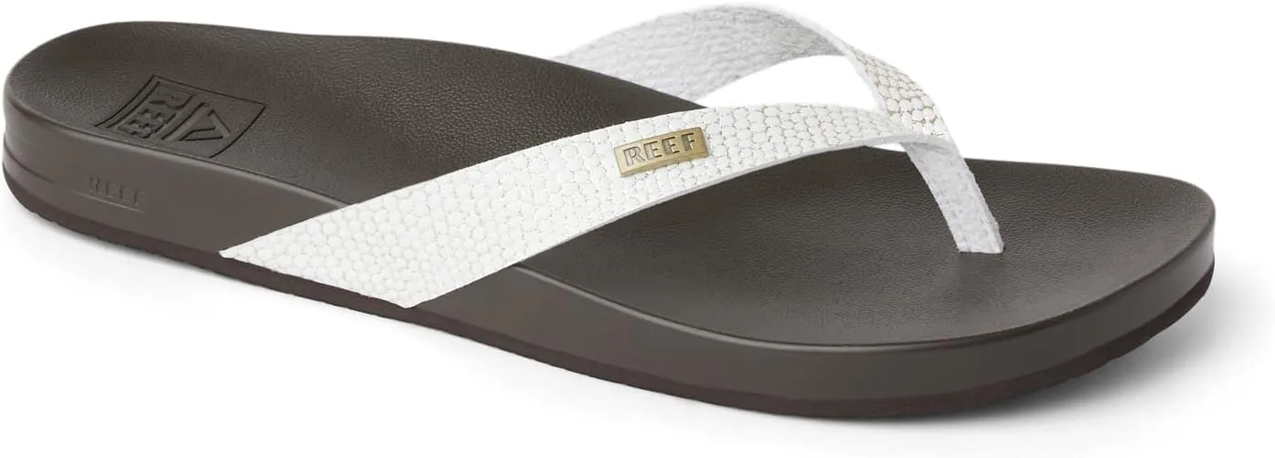 REEF Cushion Court Women's Flip Flop, Molded Cushion Footbed, Arch Support