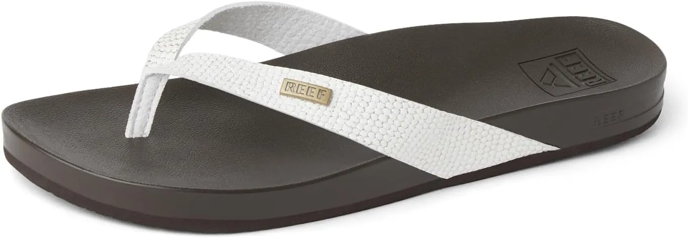 REEF Cushion Court Women's Flip Flop, Molded Cushion Footbed, Arch Support