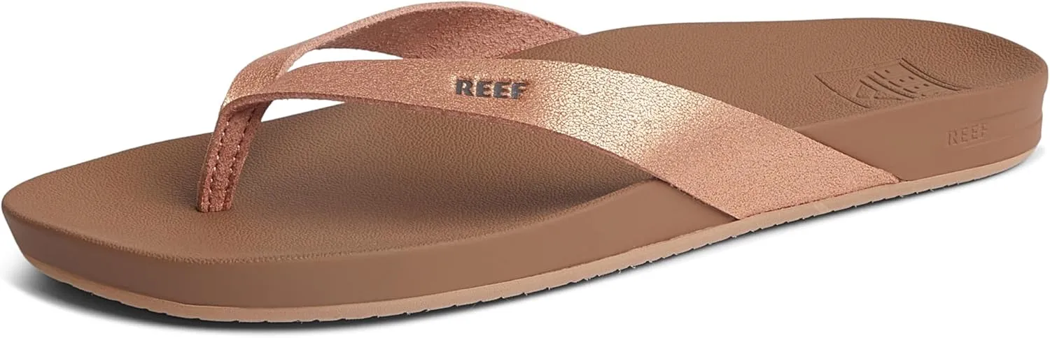 REEF Cushion Court Women's Flip Flop, Molded Cushion Footbed, Arch Support