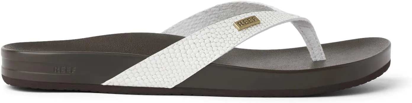 REEF Cushion Court Women's Flip Flop, Molded Cushion Footbed, Arch Support