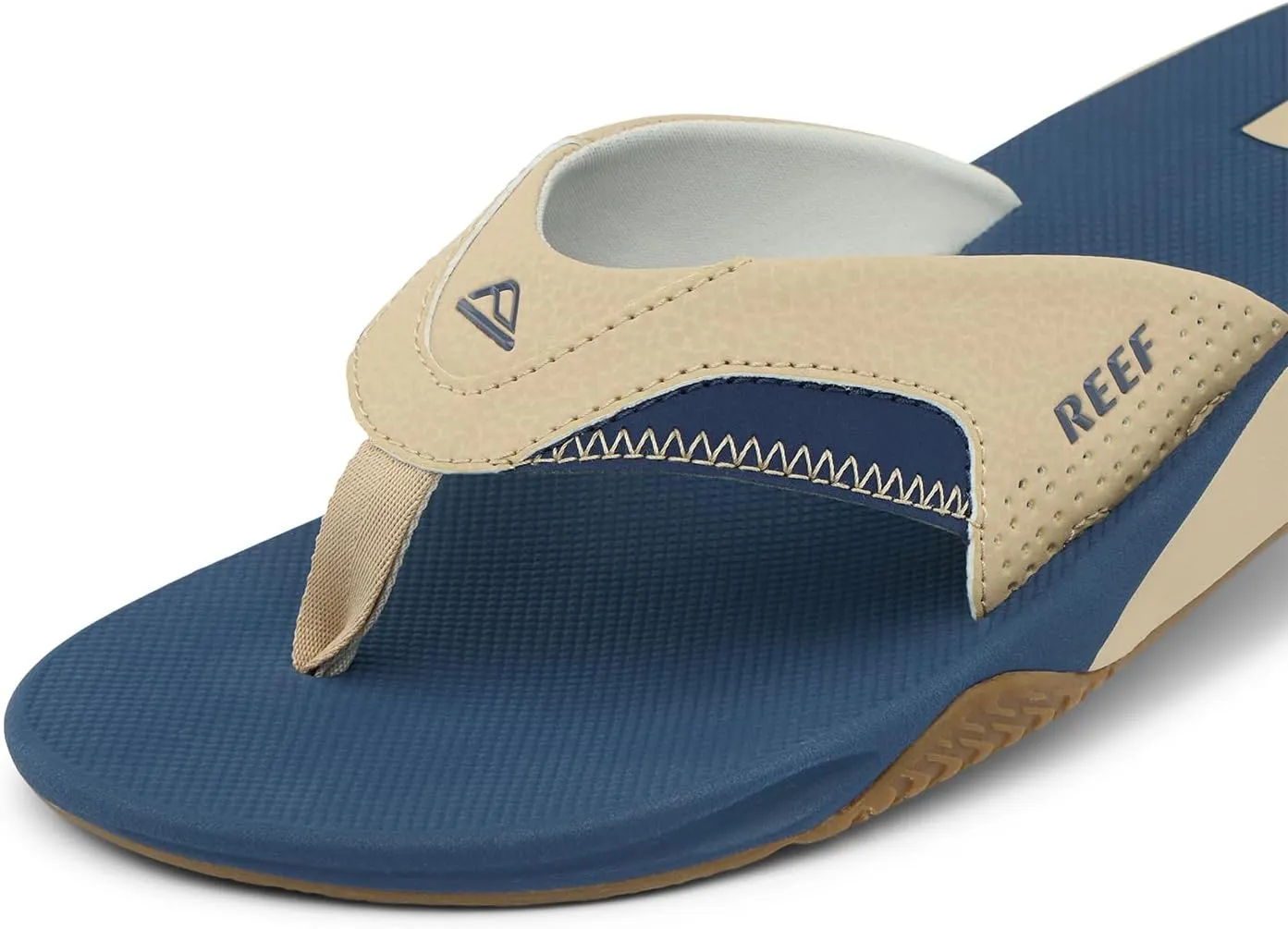 REEF Fanning Men's Bottle Opener Flip Flop, Arch Support, Durable Outsole, Water Friendly