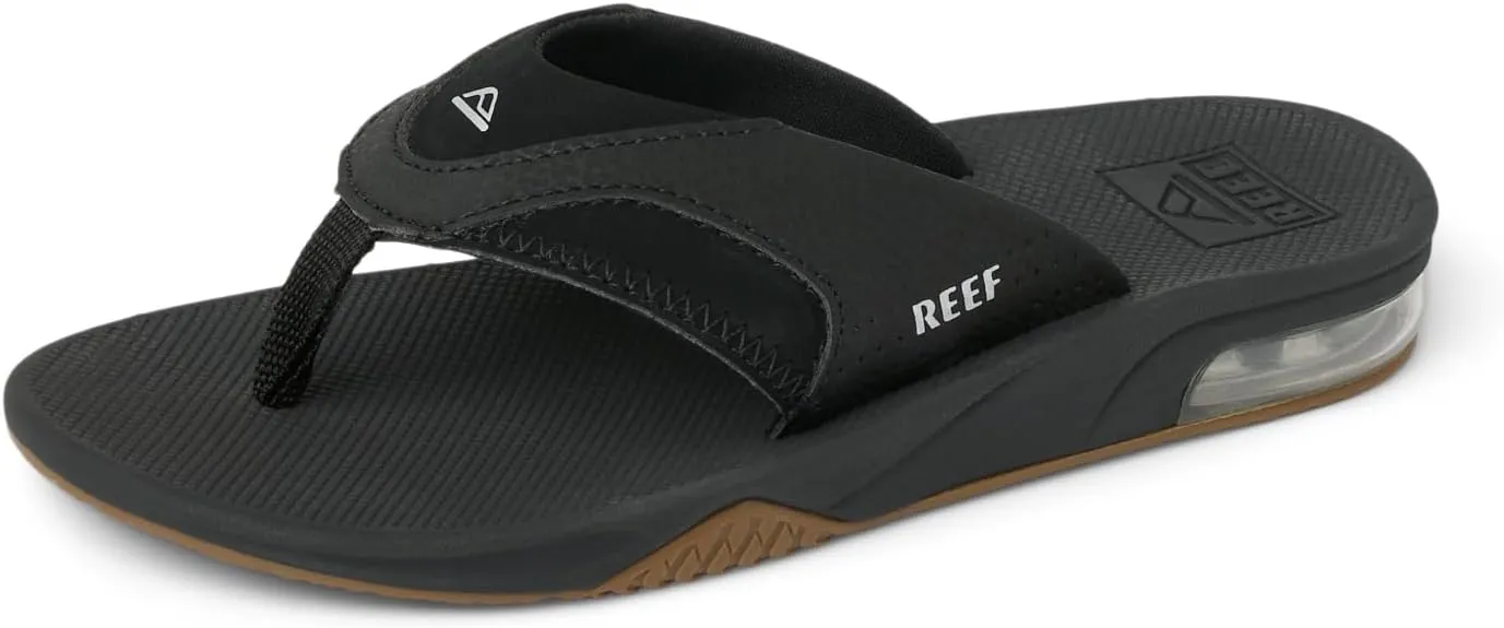REEF Kids' Fanning Flip Flop, Arch Support, Durable Outsole, Water Friendly
