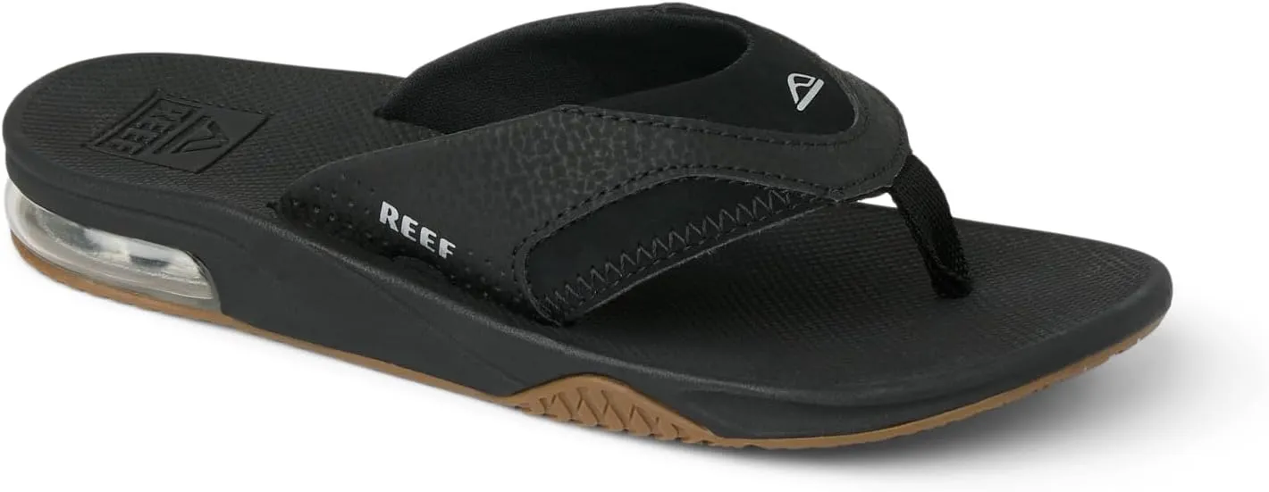 REEF Kids' Fanning Flip Flop, Arch Support, Durable Outsole, Water Friendly