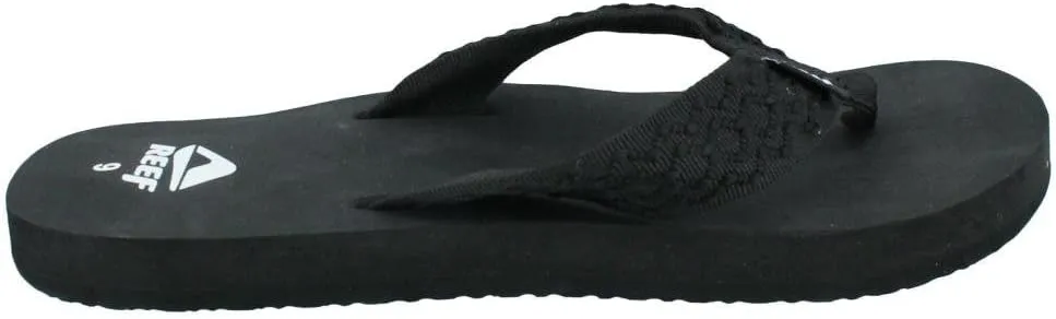 REEF Smoothy Men's Beach Flip Flop, Soft Woven Strap Made From 100% Recycled PET
