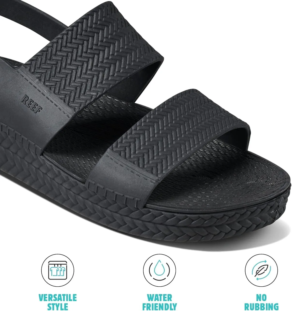 REEF Water Vista Higher Women's Platform Sandal - Adjustable Velcro Strap
