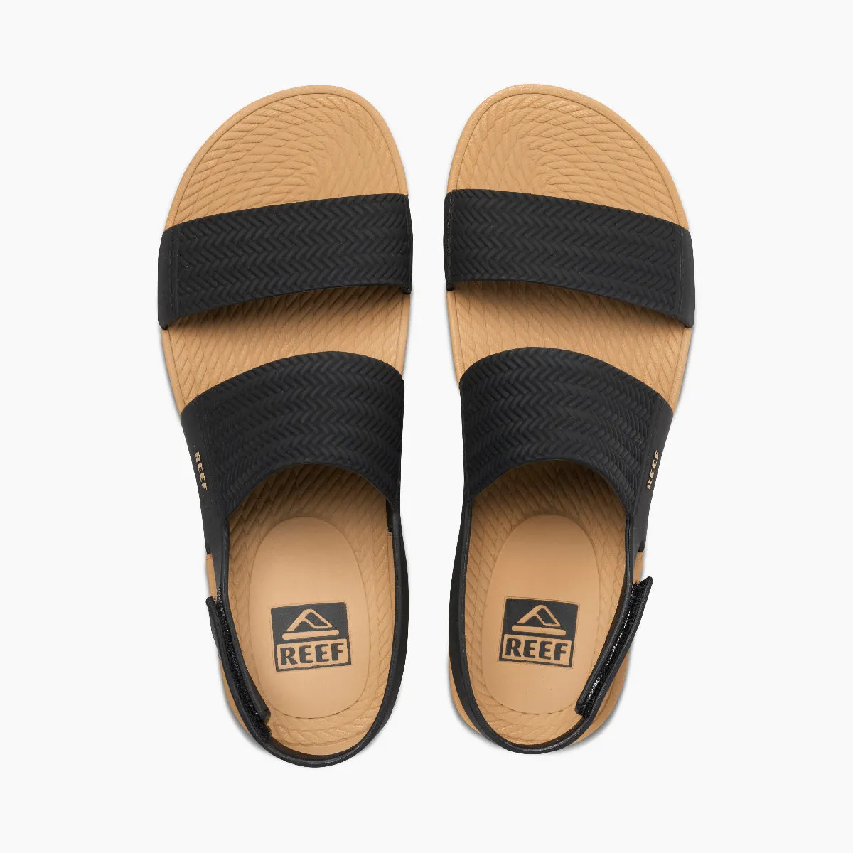 REEF Water Vista Sandal-Black/Tan