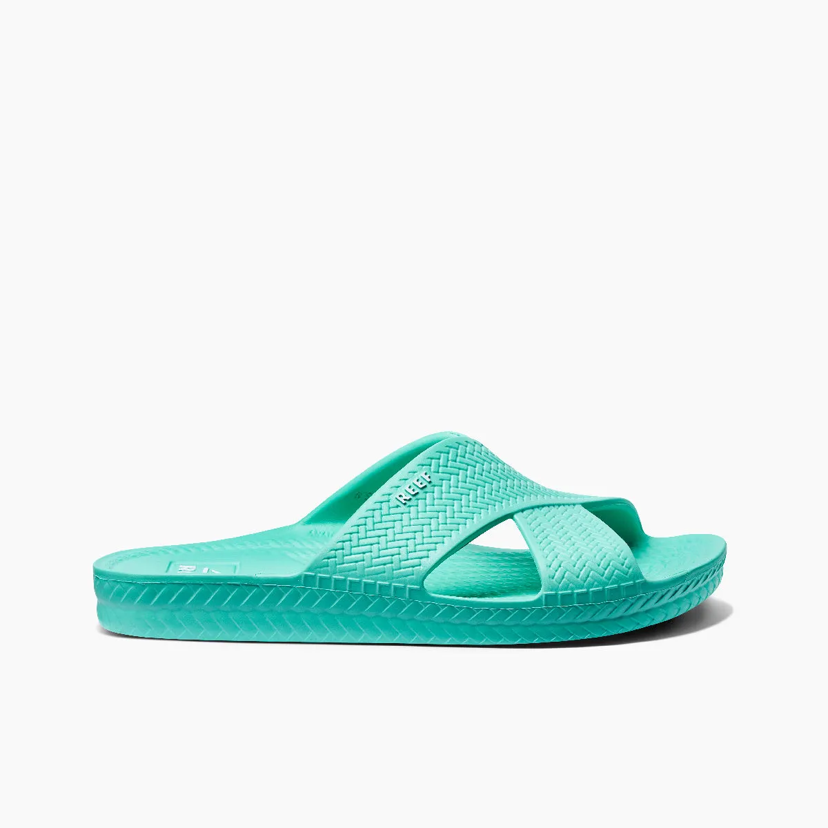 REEF Water X Slide Sandal-Neon Teal