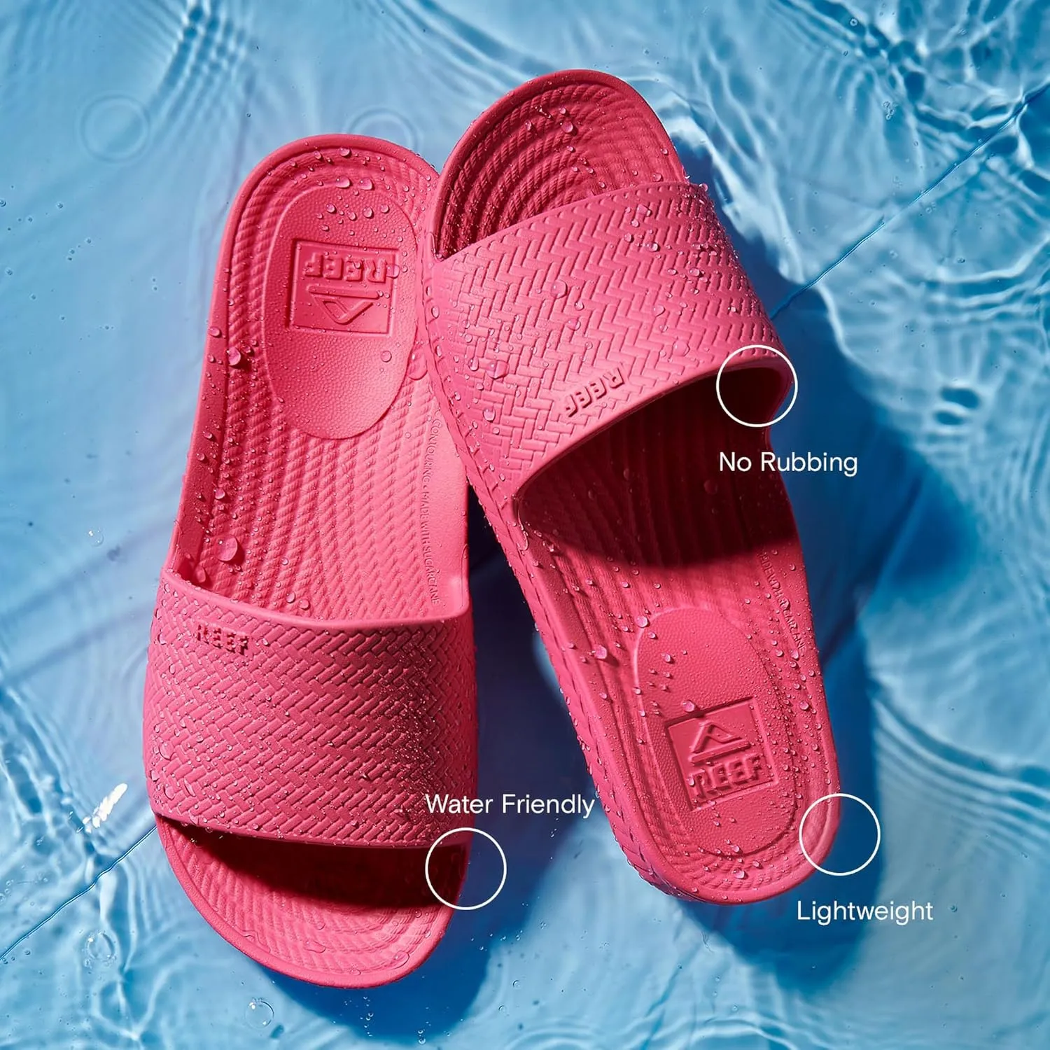 Reef Women's Water Scout Slide Sandal, Lime, 7
