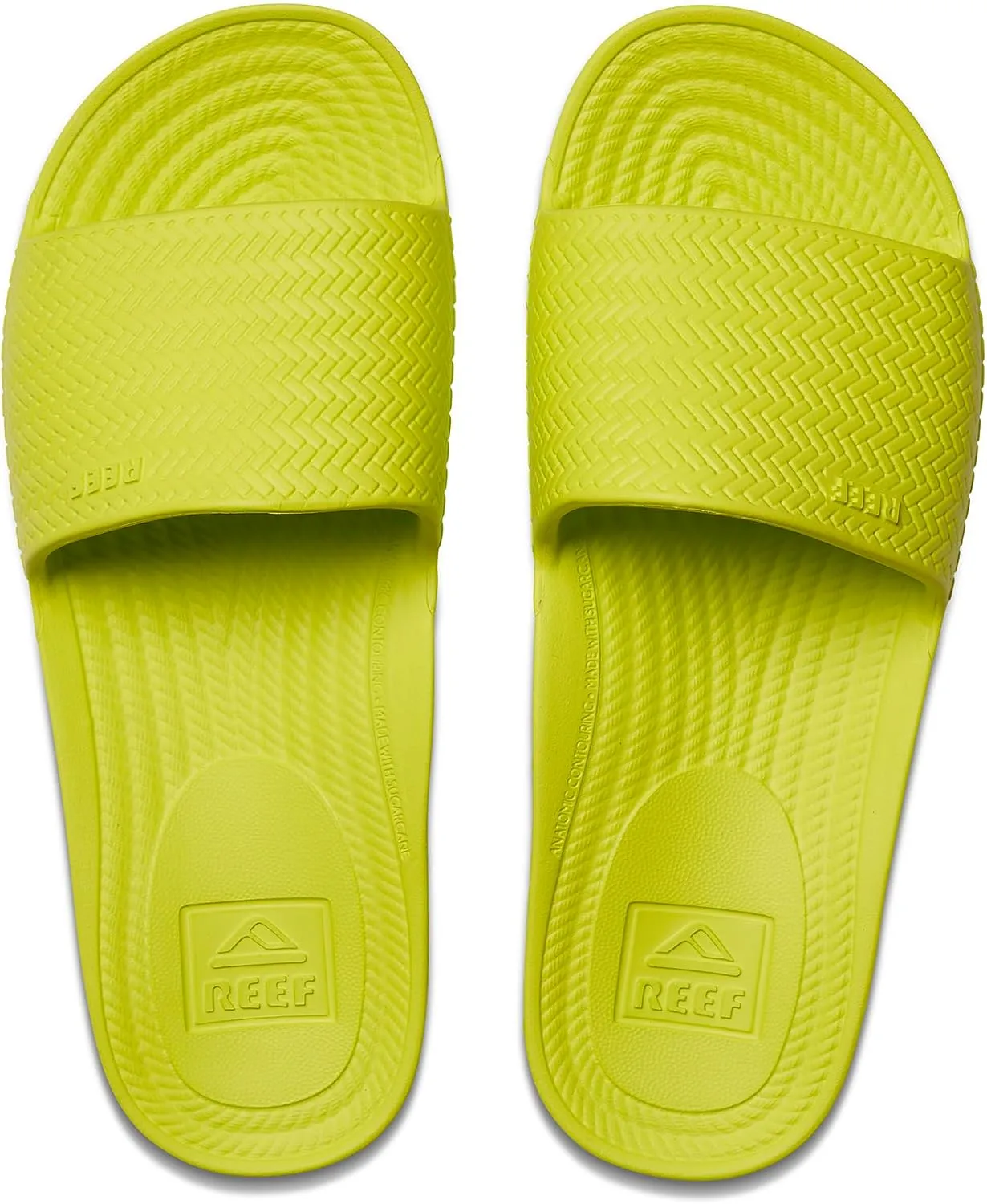 Reef Women's Water Scout Slide Sandal, Lime, 7